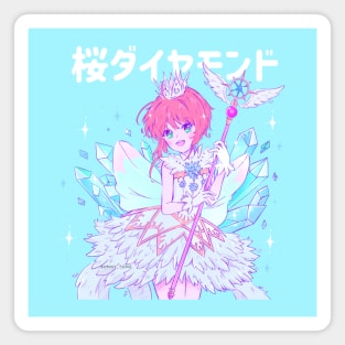 Sakura Clear Card Magnet